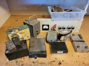 lot 1201 image: Assorted E.F. Johnson Parts and More