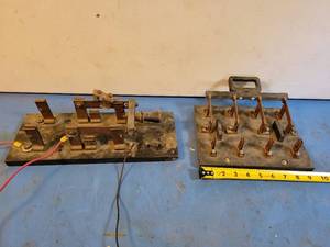 lot 1208 image: (2) Antique Blade Type Electrical Switches