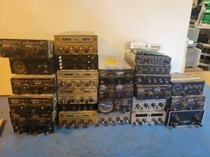 lot 1233 image: (25) Assorted Airplane Radios - Unknown Condition