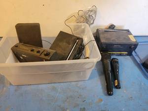 lot 1247 image: Lot of Assorted Wireless Microphones and Receivers - Unknown Condition