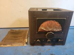 lot 1265 image: Radio Frequency Converter Model No. VHF-152A - Powers On, includes Manual