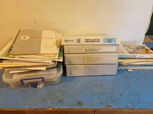 lot 1274 image: Lot of Assorted Parts Manuals, Service Manuals and More