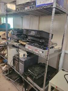 lot 1277 image: (4) Shelves of Assorted Computers, Laptops, Hardware and More - NO SHIPPING