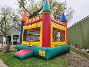 Adventure Bounce Inc. Multicolor Castle Inflatable