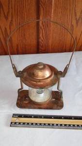 lot 3 image: Vintage Copper Light
