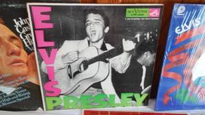 lot 6 image: Albums. Nat King Cole, Willie Nelson, Elvis, Ed Ames, Tom Jones and more.