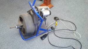 lot 50 image: 115 Volt Power Electric Drain Cleaner.