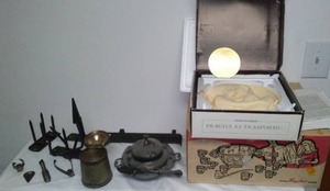 lot 57 image: Misc. Punchbowl, Brass, Collector Plate.