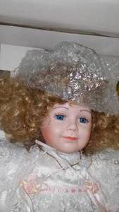 lot 80 image: Handcrafted Doll in box-.