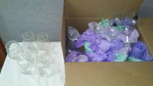lot 91 image: Wine glasses and Drinking Glasses. Hawley Lions.
