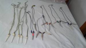 lot 100 image: Necklaces (10) Native American style.