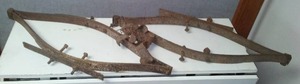 lot 146 image: Vintage Wagon Seat Springs, Buckboard, Stagecoach,