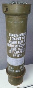 lot 150 image: 1974 Explosive Canister, Vietnam