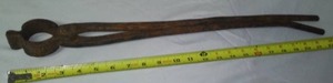 lot 184 image: Antique Blacksmith Tongs