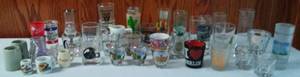 lot 309 image: Variety of Shot glasses.