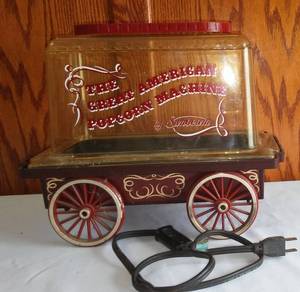 lot 321 image: The great American popcorn machine.