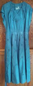 lot 329 image: Vintage Cocktail Dress and Nylons.