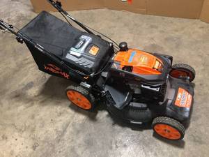 3-in-1 YardMax 22 inch Self Propelled Customer Returns See Pictures