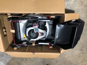 Murray 21 in. 140 cc Briggs and Stratton Walk Behind Gas Push Lawn Mower with Height Adjustment and with Mulch Bag   Customer Returns See Pictures