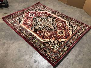 Bazaar Lenox Red 5 ft. 3 in. x 7 ft. 3 in. Area Rug Customer Returns See Pictures