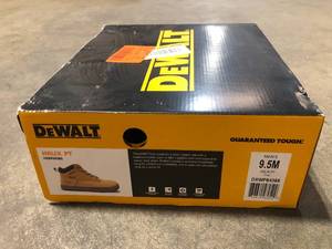 DEWALT Mens Helix WP Waterproof 6 in. Work Boots - Steel Toe - Wheat Size 9.5(M)  Customer Returns See Pictures