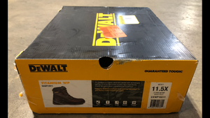 DEWALT Mens Titanium Waterproof Work Boots - Steel Toe - Brown Size 11.5(W)  Customer Returns See Pictures