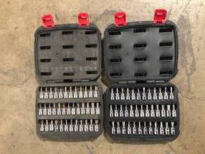 2 Lots of Husky 38 in. Drive Master Bit Socket Set (37-Piece)  Customer Returns See Pictures