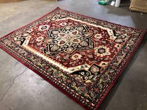 Bazaar Lenox Red 7 ft 10 in X 10 ft Area Rug  Customer returns See Pictures