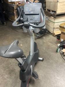 Commercial Life Fitness Upright bike.