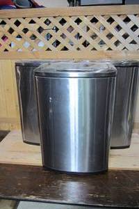 Lot of 3 scratch N dent automatic trash cans - need some TLC