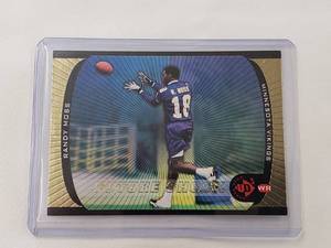 lot 16 image: Randy Moss Future Shock Upper Deck Gold Rookie #197