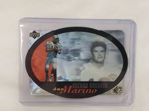 lot 17 image: Dan Marino Upper Deck 1996 Record Breaker #UDT-13