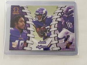 lot 19 image: Justin Jefferson Rookie Panini Omega No. O-14