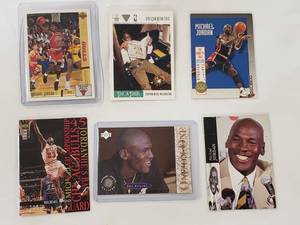 lot 30 image: Lot of 6 Michael Jordan