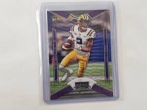 lot 34 image: Justin Jefferson Rookie LSU Panini Chronicles Draft Picks Playoff No. 9