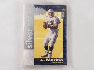 lot 40 image: Unopened Pack Upper Deck You Crash the Game Silver Set Dan Marino on Front, Herman Moore on Back