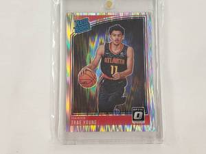 lot 41 image: Trae Young Rated Rookie Card Donruss Optic No. 198