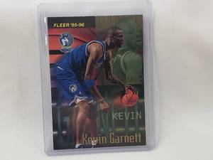 lot 61 image: Kevin Garnett Firm Foundation Rookie Card #335