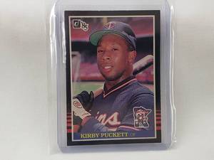 lot 73 image: Kirby Puckett Rookie Donruss 85 #438