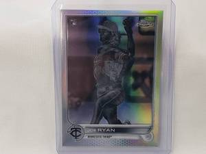 lot 77 image: Joe Ryan Rookie Negative Refractor Topps 48 Chrome