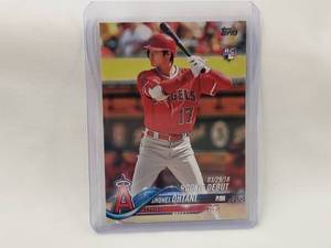 lot 88 image: Shohei Ohtani Topps Rookie Debut US285 Update Series