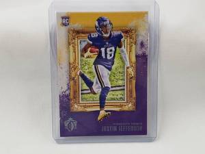 lot 92 image: Justin Jefferson Rookie Panini Chronicles Gridiron Kings GK-13
