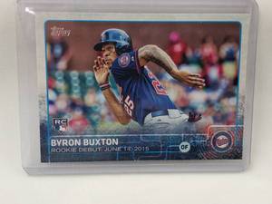 lot 103 image: Byron Buxton Rookie Topps Rookie Debut US136