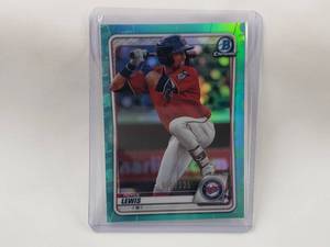 lot 104 image: Royce Lewis Bowman Chrome Numbered Refractor 55125