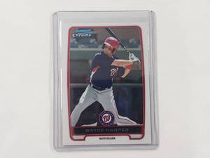 lot 105 image: Bryce Harper Rookie Bowman Chrome BCP10