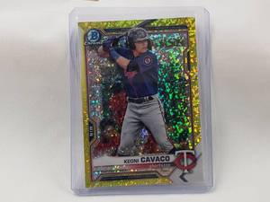 lot 106 image: Keoni Cavaco Bowman Chrome Prospects Refractor BCP-73