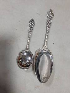 2- Pieces Of Scandinavian Silver Marked 830