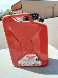 New 5-Gallon Steel Gas Can