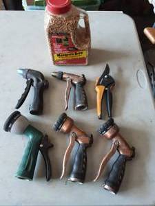 5-Water Nozzles, Bottle Of Mosquito Bits Repelant