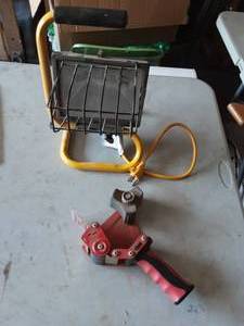 Shop Light & Tape Dispenser